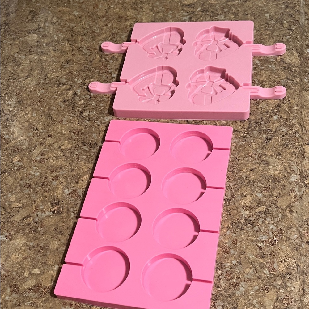 Pink Silicone Mold Set for Home Parties